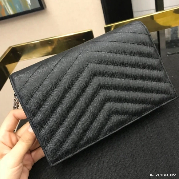Tony Luxuries CHAIN YSL CASSANDRE WALLET MATELASSÉ 0815